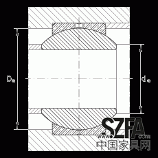 關節(jié)軸承 GE10-PB, 根據 DIN ISO 12 240-1 標準，尺寸系列 K，需維護